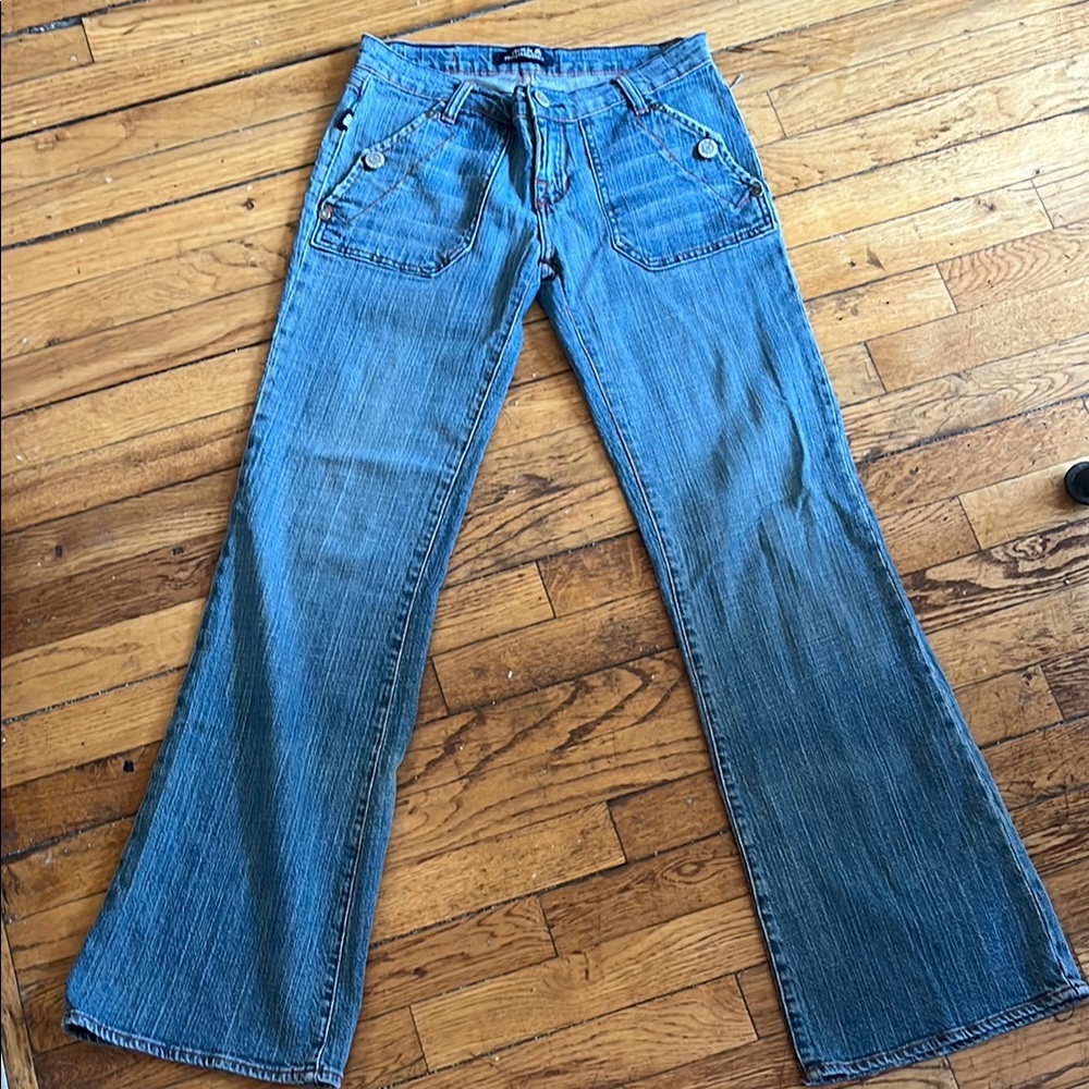Rock & Republic Stylish Blue Flared Jeans